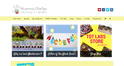 Desktop Screenshot of mummadiaries.com